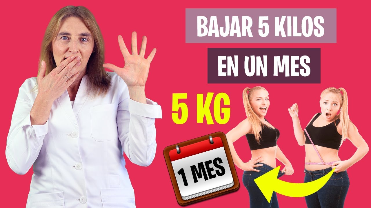 PIERDE 5 KILOS en un MES muy FÁCIL | Cómo perder 5 kilos de peso rápido | Nutrición y Dietética