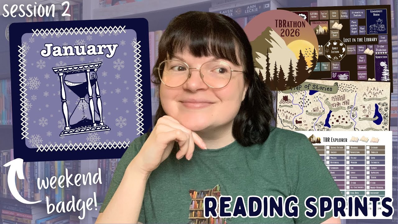 Read with me! | TBRathon Weekend Sprints, Session 2 🎉🏔️☀️