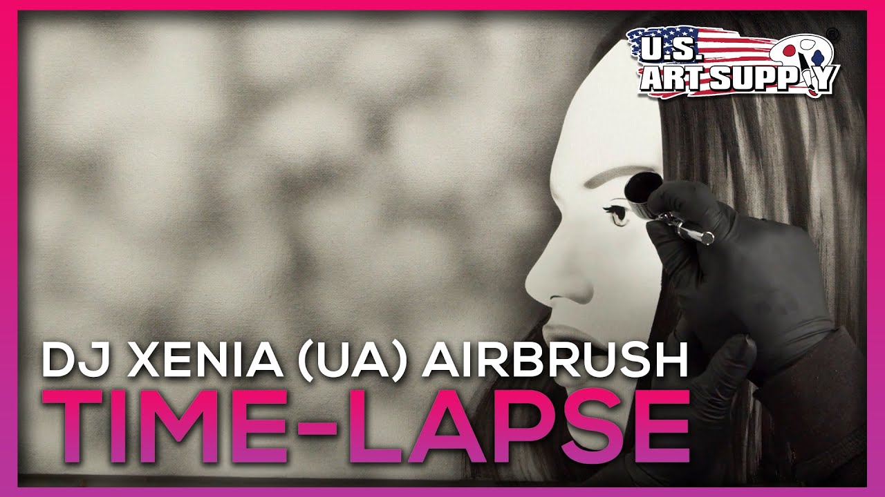 U.S. Art Supply - DJ Xenia (UA) Airbrush Time-Lapse