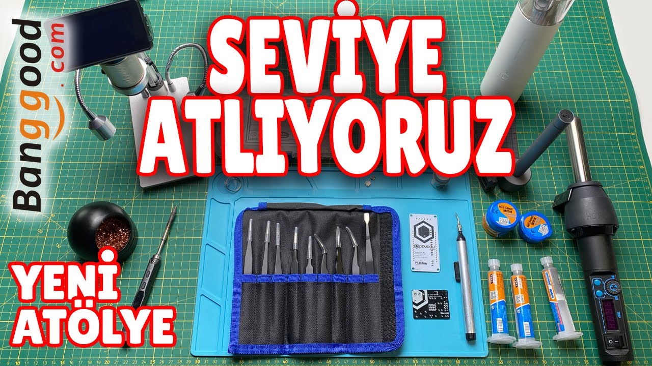 SEVİYE ATLIYORUZ (Yeni Atölye Ekipmanlarımla Üretim Başlıyor)