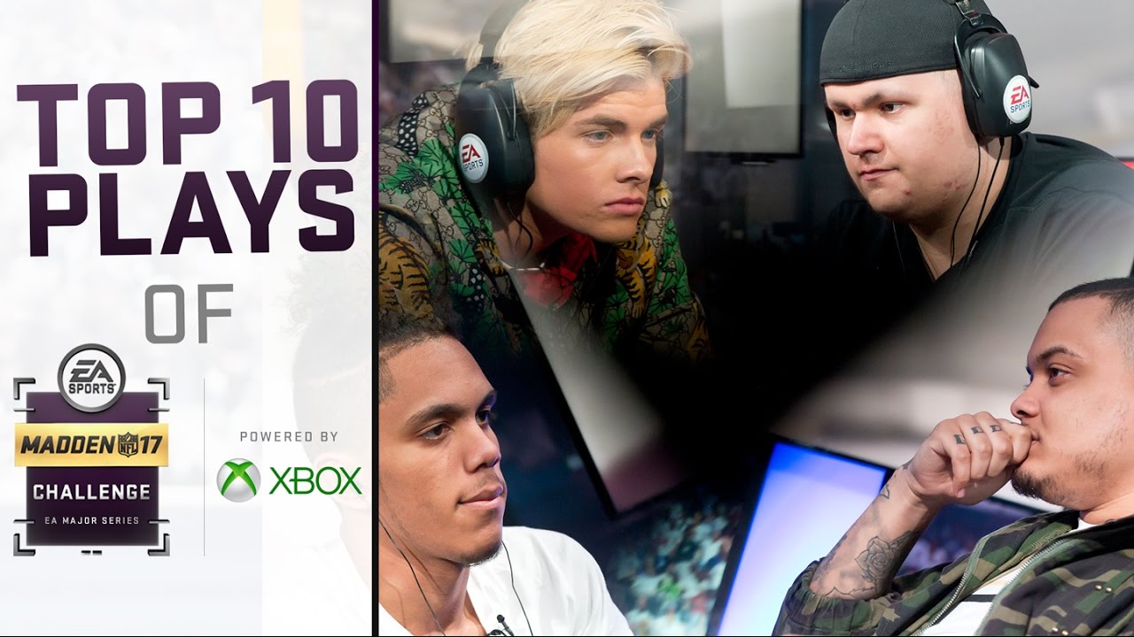 Madden 17 | Top 10 Plays of the Madden Challenge 2017 - Feat. QJB