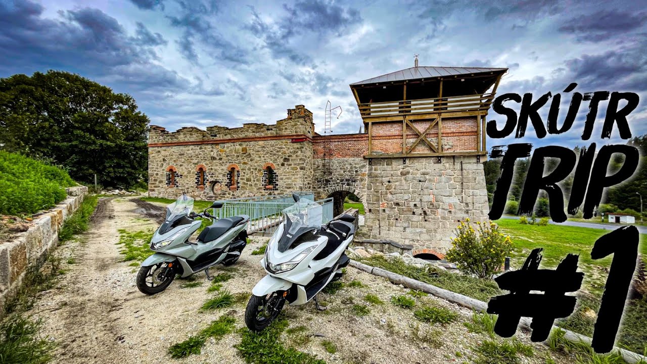 Honda PCX - Skútr Trip #1 -🏞️Šindelová a projížďka krajinou 🤍🛵🩶🛵 | POV ride Honda PCX 125 |4K