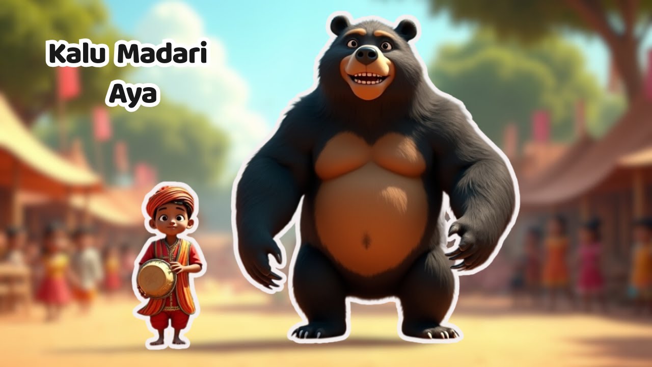 Kalu Madari Hindi Kids Song | Famous Hindi Balgeet & Kavita for Kids | Kids Songs TV