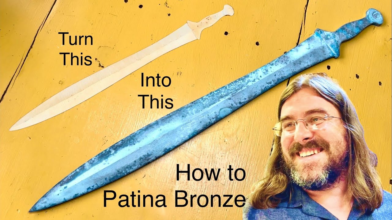 How to Patina Bronze Swords with Household Items.