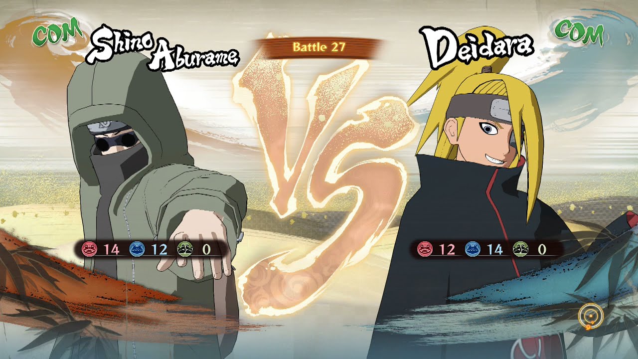 Naruto Shippuden: Ultimate Ninja Storm 4, Shino Aburame VS Deidara!