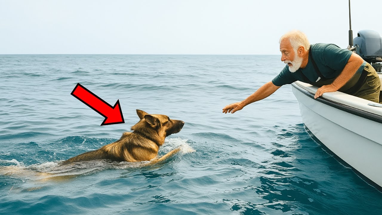 Un Chien Crie À L’aide Au Milieu De L’océan... Le Pêcheur Comprend Et Fond En Larmes