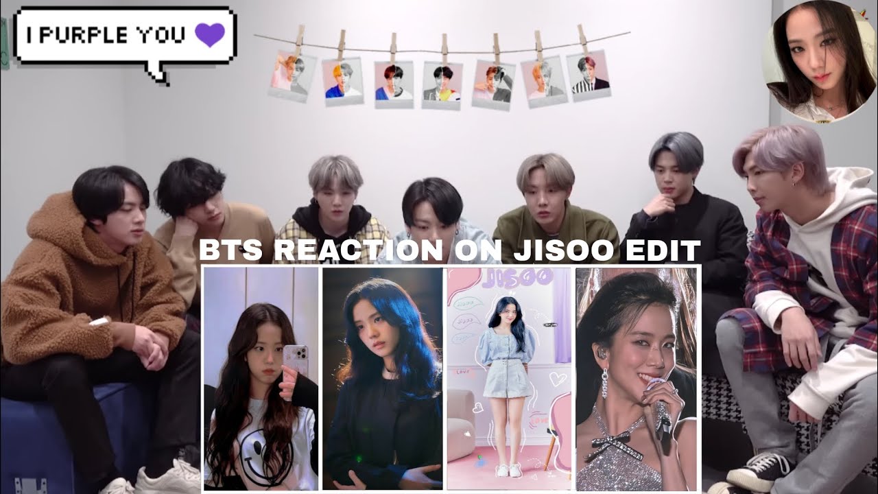 BTS Reaction to Jisoo (BLACKPINK) Edit 🔥 | Kpop Reaction