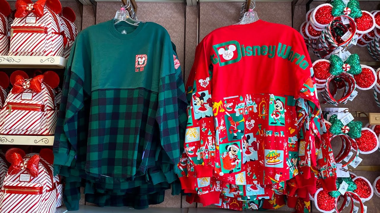 Christmas / Holiday Merchandise 2020 at Main Street Emporium, Magic Kingdom w/Apparel, Plush & More