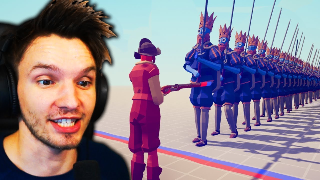 Durch wie viele Könige kann er SCHIEßEN? | Totally Accurate Battle Simulator