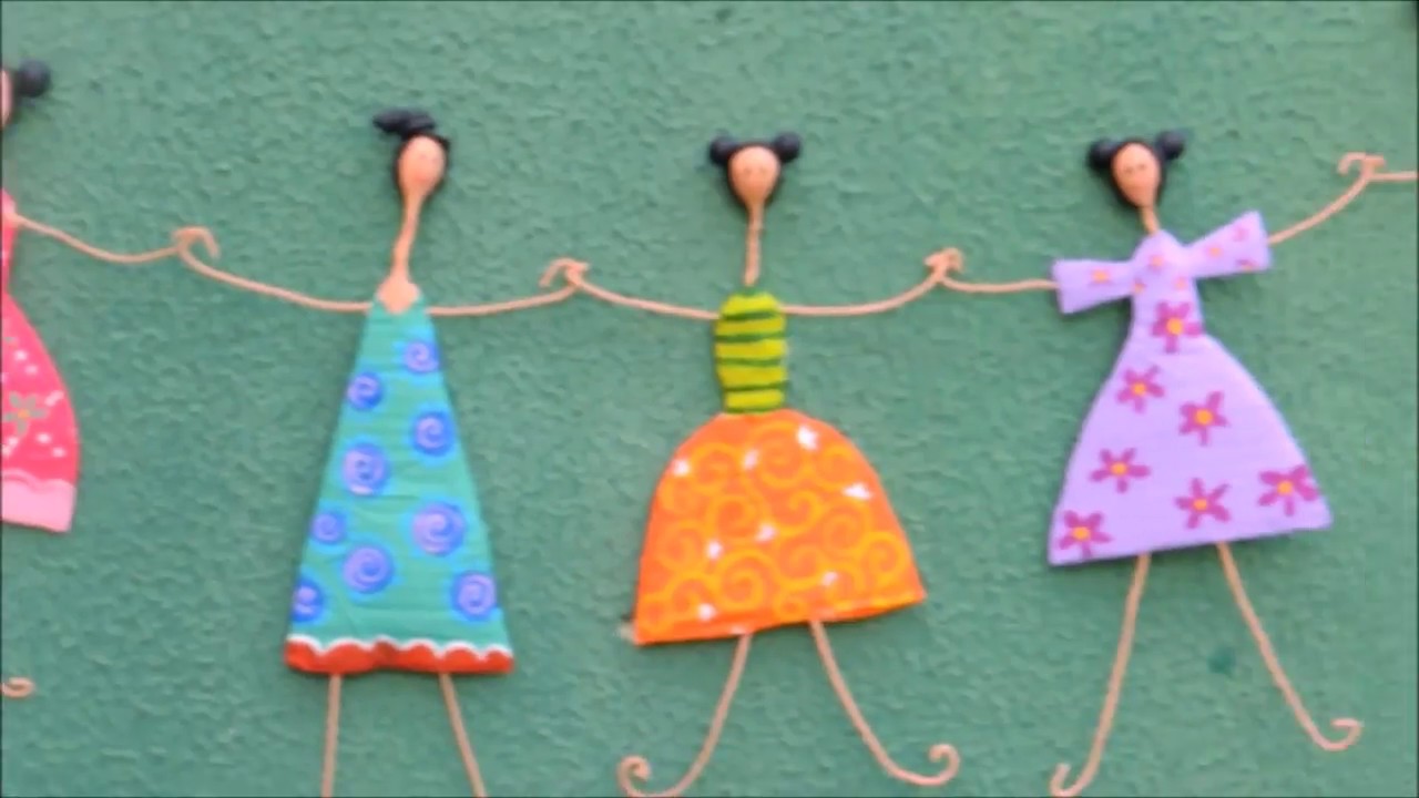 Boneca de Papel, Arame e Papietagem Fácil de fazer- DIY - RECICLAGEM