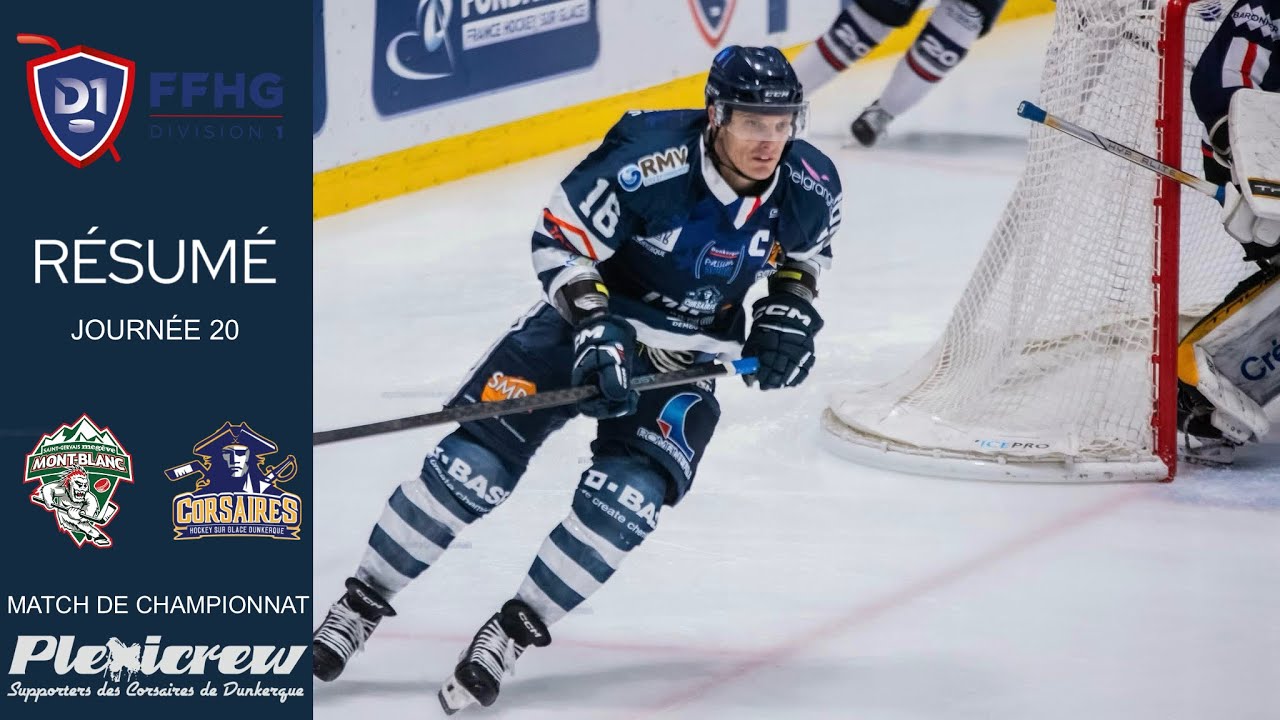 Résumé Les Yétis de Mont-Blanc VS Les Corsaires de Dunkerque (5-2) Journée 20 