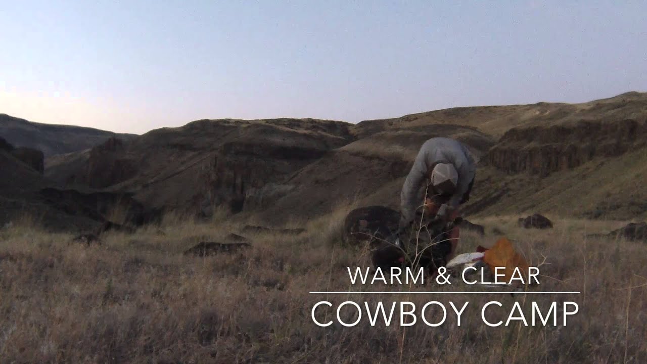 Backpacking camp break down and set up