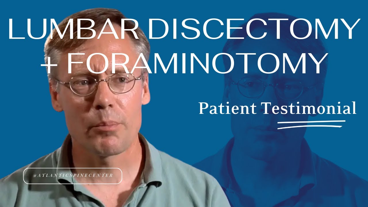 Lumbar Discectomy + Foraminotomy -  Ross Enochs's Testimonial