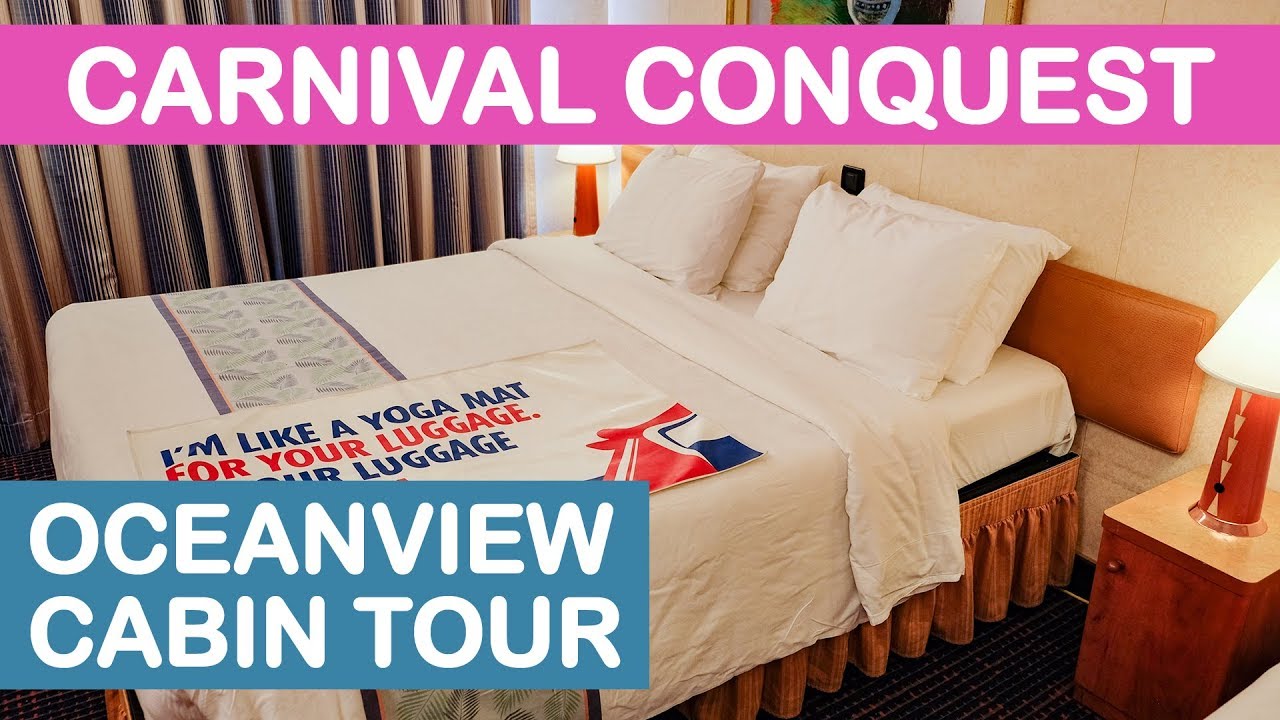 Carnival Conquest: тур на каюте с видом на океан (категория 6B)