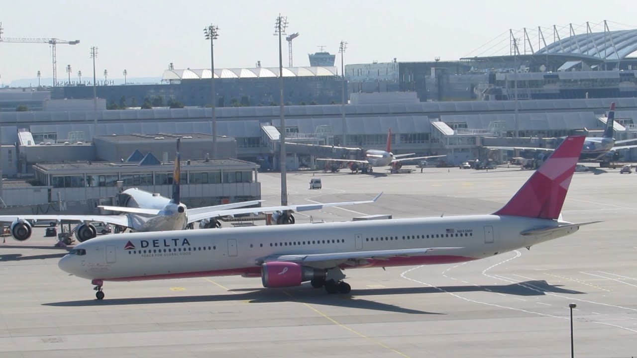 Delta Air Lines Boeing 767-432/ER Flight DL131 Munich München to Atlanta N845MH