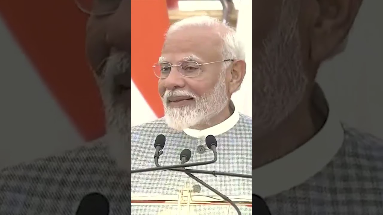 Delhi: Prime Minister Narendra Modi and Bangladesh PM Sheikh Hasina issue a joint press statement.