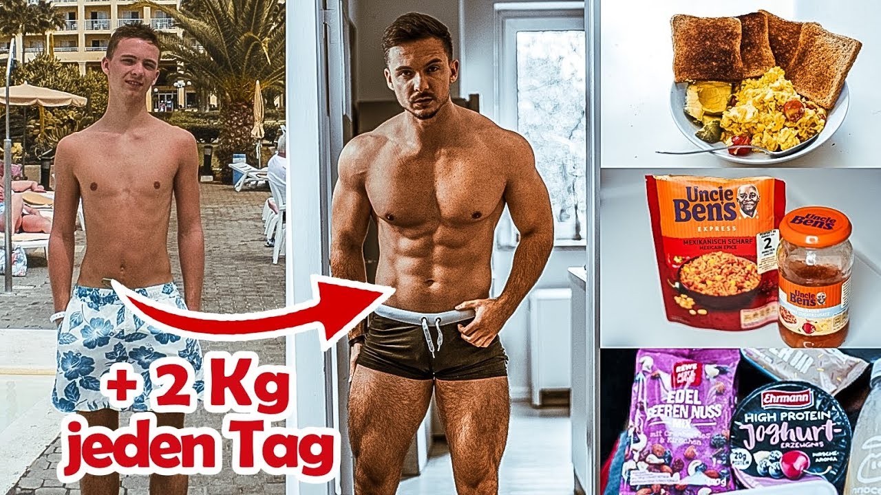 Schnell Zunehmen | 6000 kcal einfach essen | Masseaufbau Anleitung