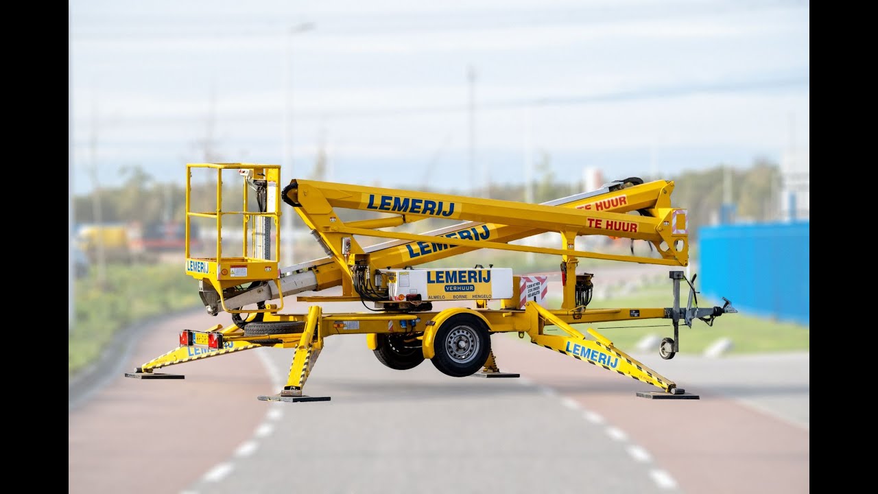 Uitleg instructie Nifty 170 aanhangwagenhoogwerker