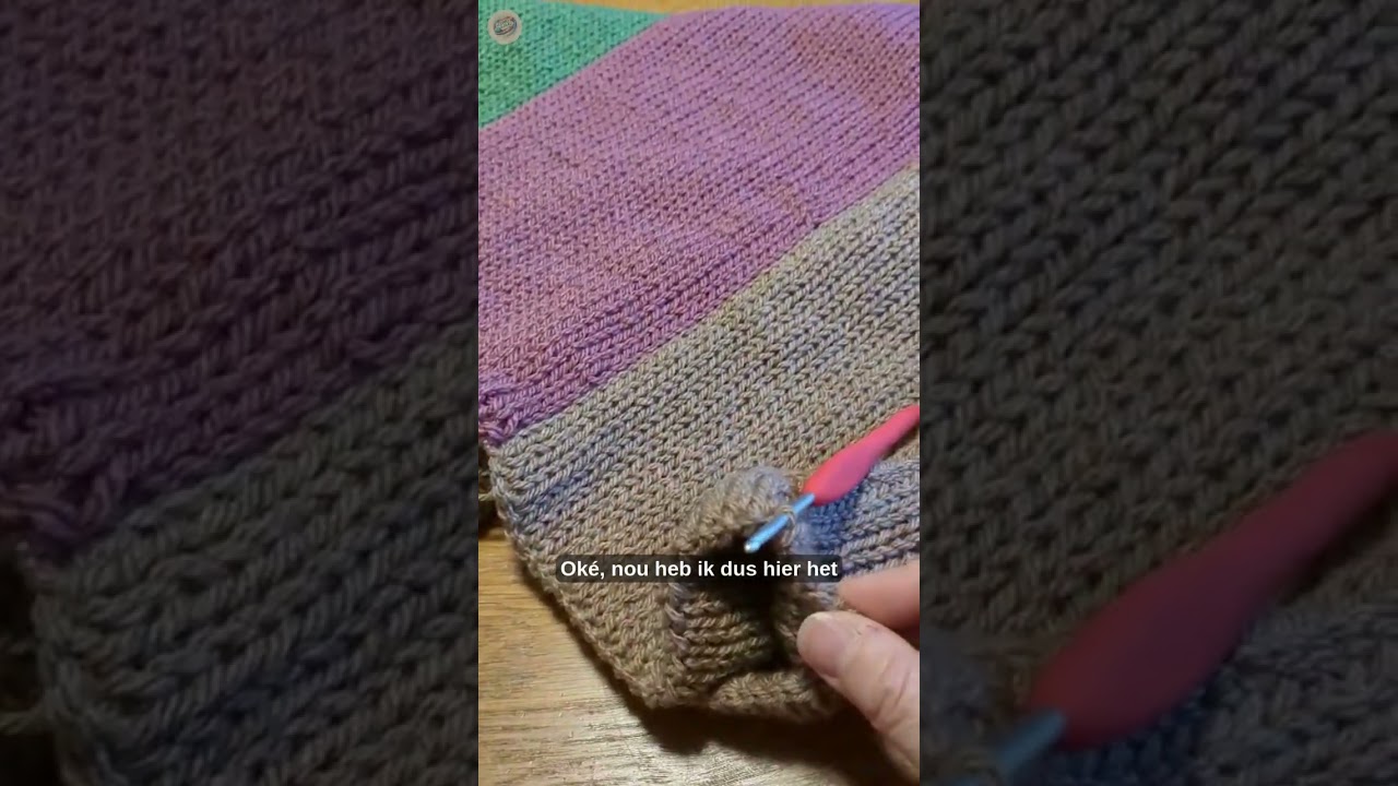 [Deel 2] Ik ben bezig met het maken van een shrug voor mezelf, uiteraard op de breimolen 😍