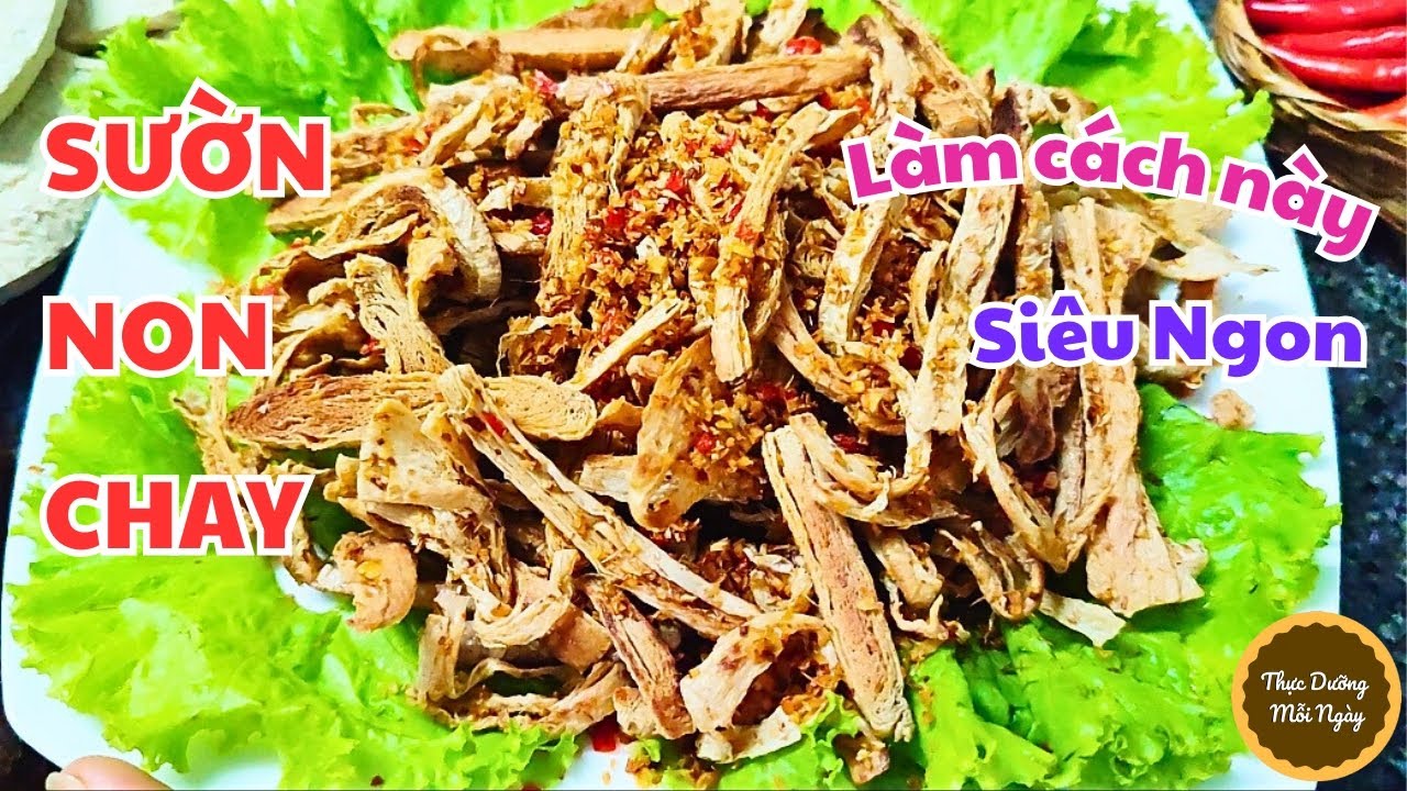 SƯỜN NON CHAY Làm Món Chay Siêu Ngon này, Dùng với Cơm, Cháo, Bánh Mì Đều Ngon