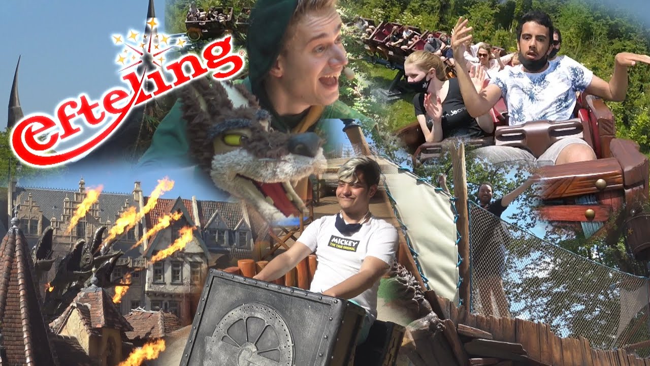 EFTELING VLOG - SPELEN IN NEST! | RACEN MET CONNY! | SPROOKJESBOOMSHOW & RAVELEIJN TERUG!