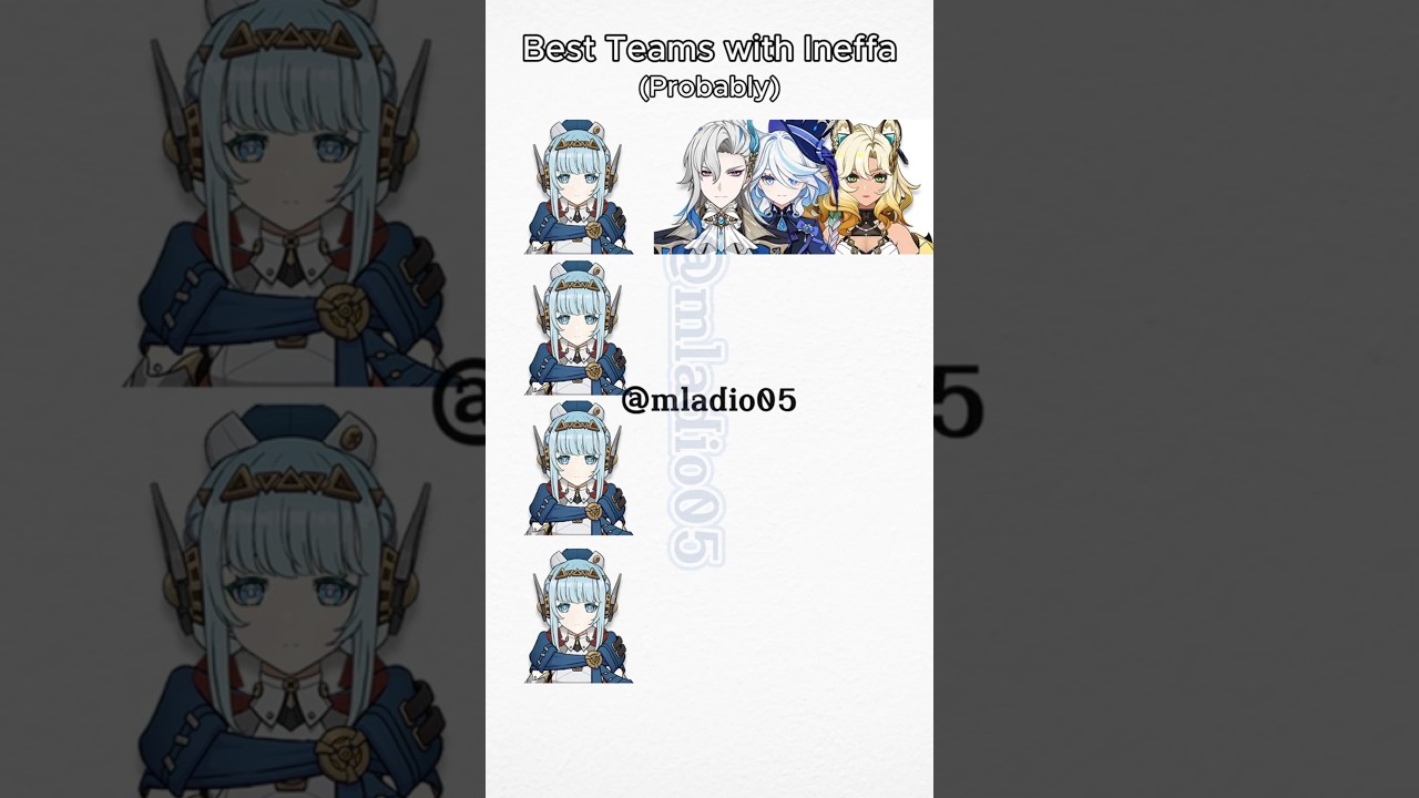 Ineffa Teams #genshinimpact #genshin #genshinmemes #Ineffa