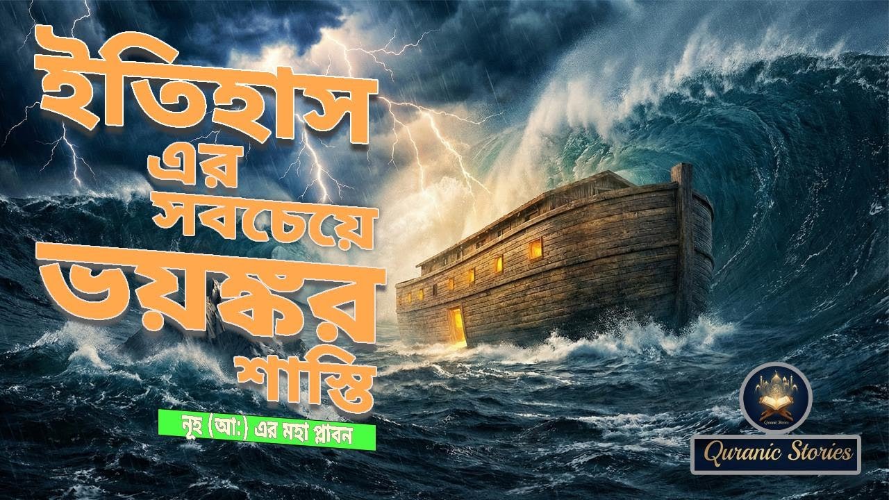 ৯৫০ বছরের কান্না ও একটি মহাপ্লাবনের ইতিহাস | হযরত নূহ (আ.) ও তাঁর সন্তানের করুণ কাহিনী