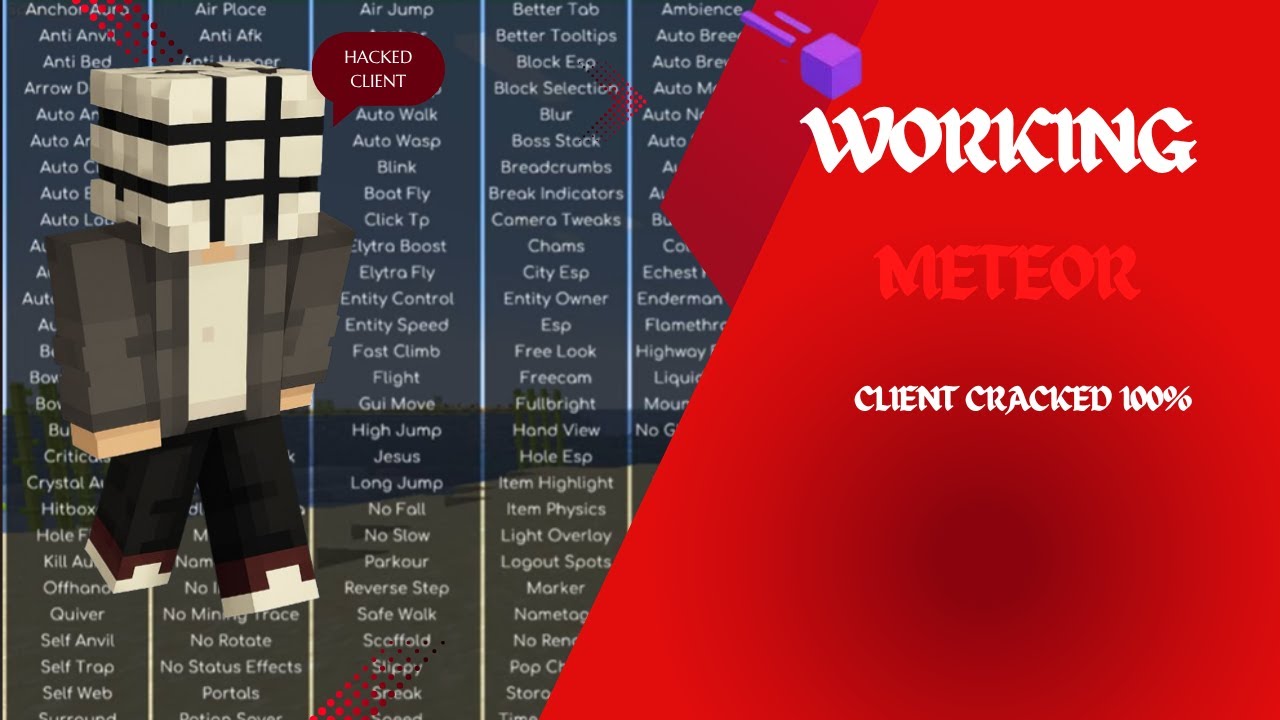 METEOR CLIENT (HACKING CLIENT) 1.21.10 | LATEST |
