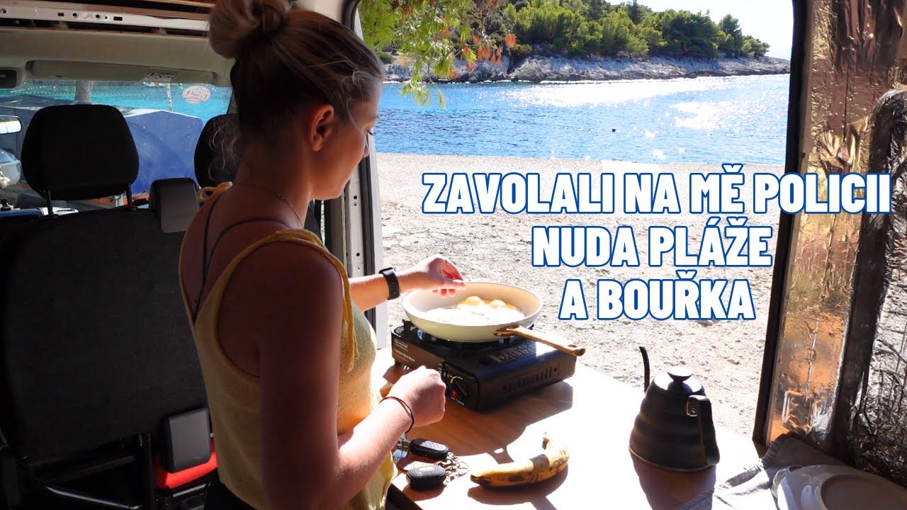 Poprvé SAMA v DODÁVCE - Ostrov HVAR