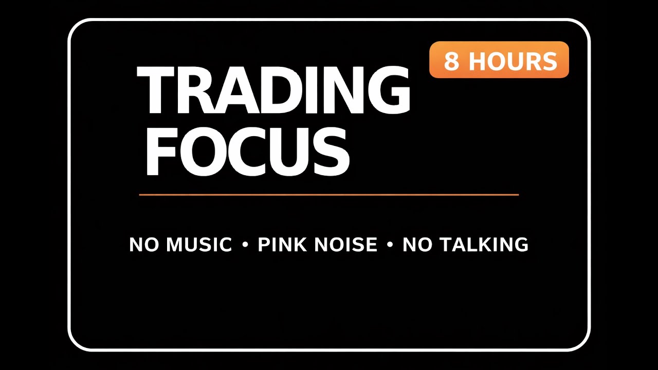 8-Hour Trading Focus Background – No Music, No Talking | Deep Work & Market Focus