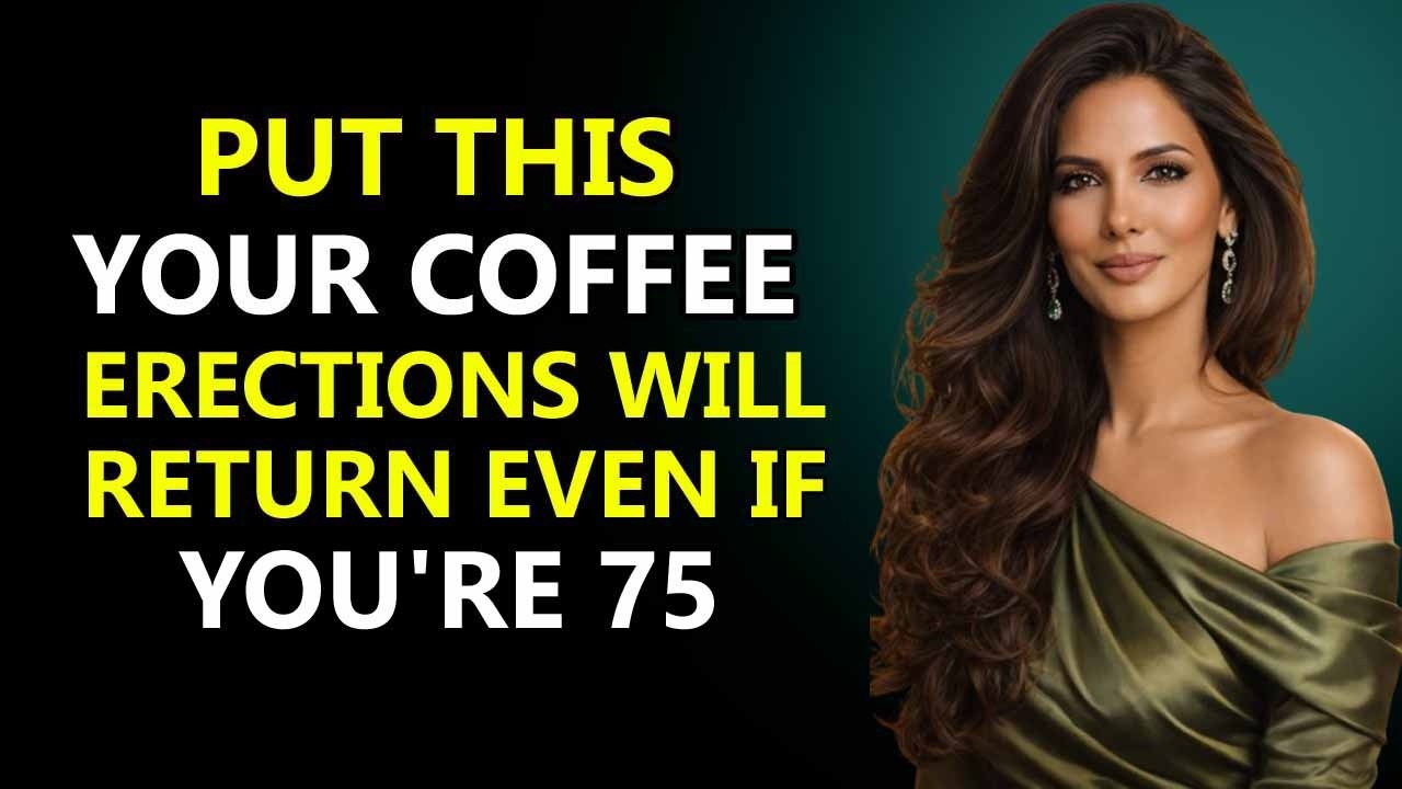 UROLOGIST Explains: Put THIS in Your Coffee and Erections Come Back Even At 75!