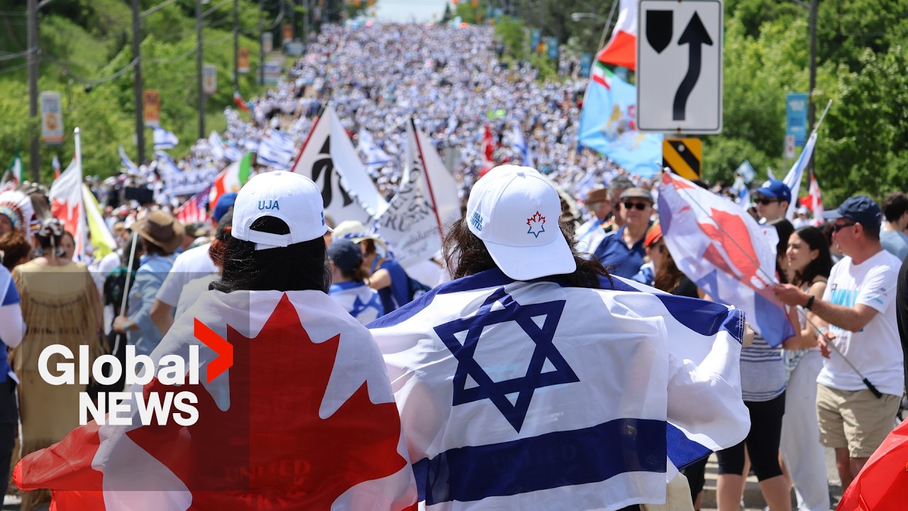 Toronto&rsquo;s Walk With Israel sees record turnout, heavy police presence