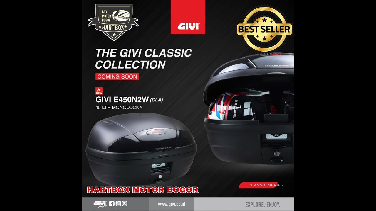 Box Motor GIVI Terbaru CLASSIC EDITION E26 E20 E45 26 LITER 39 LITER 45 LITER TERMURAHHHH !!!!