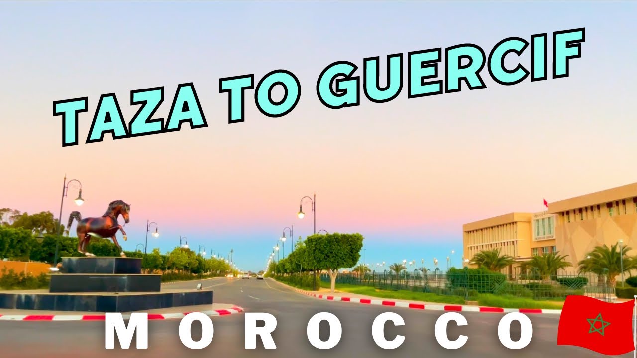 Driving from Taza city to Guercif city Morocco 🇲🇦 | vidéo music person walking