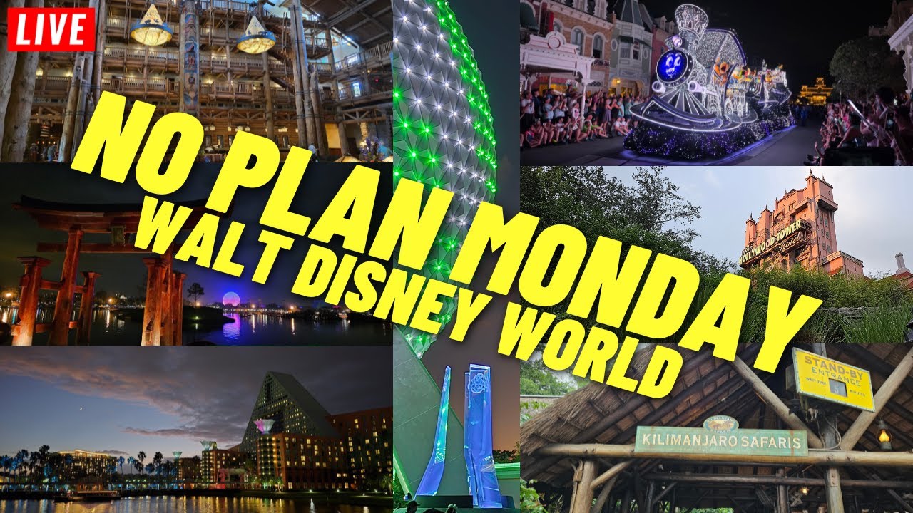 🔴 LIVE: No plan Monday is the best way to start the week with no plans, Walt Disney World 9/1/2025