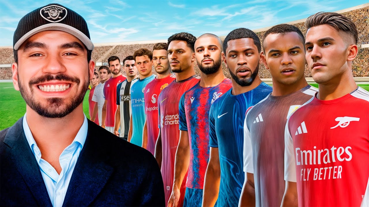 RECONSTRUINDO *TODOS* OS TIMES DA INGLATERRA EM 1 TEMPORADA!