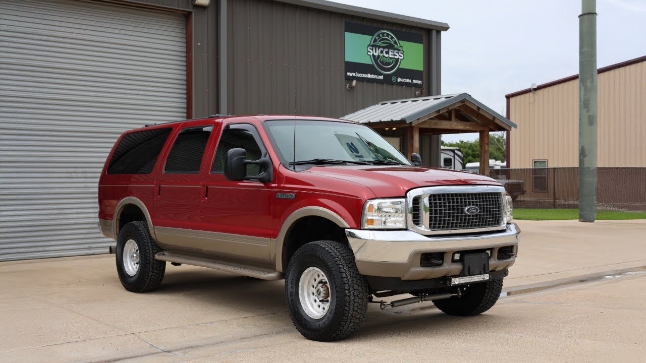 2001 Ford Excursion Limited 7.3L Powerstroke Diesel 4WD**Fresh paint**LOTS of upgrades & maintenance