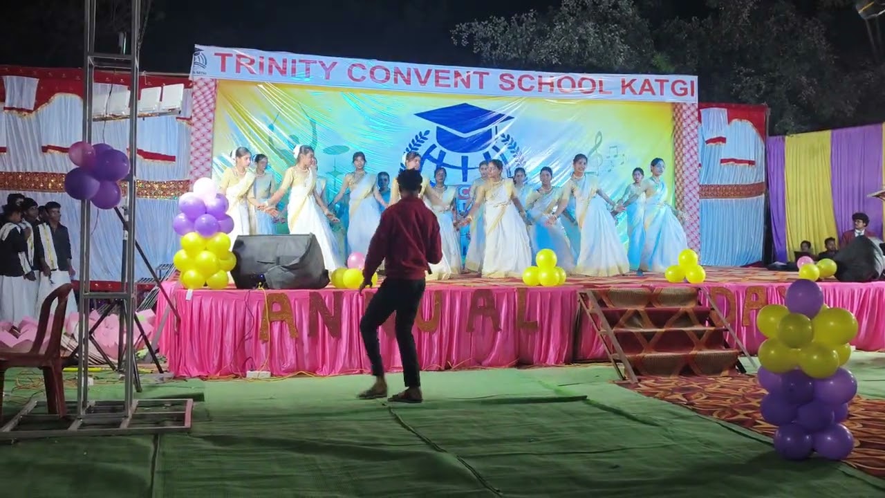 Trinity convent school katgi annual day performance south indian theme welcome dance❤️‍🔥