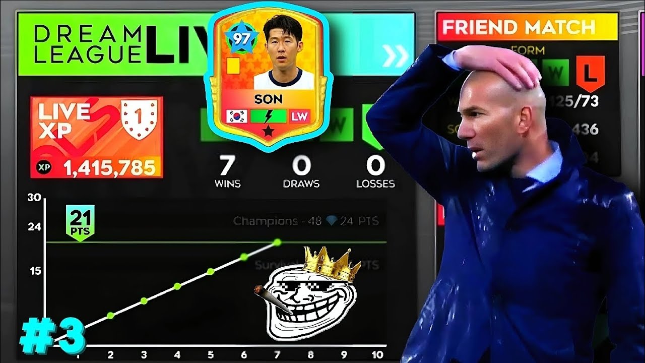 DLS 25 | 😱 ОТЛИЧНАЯ ПОБЕДА В DREAM LEAGUE LIVE С СЫНОМ С РЕЙТИНГОМ 97!!! [Часть 1] | DREAM LEAGUE...