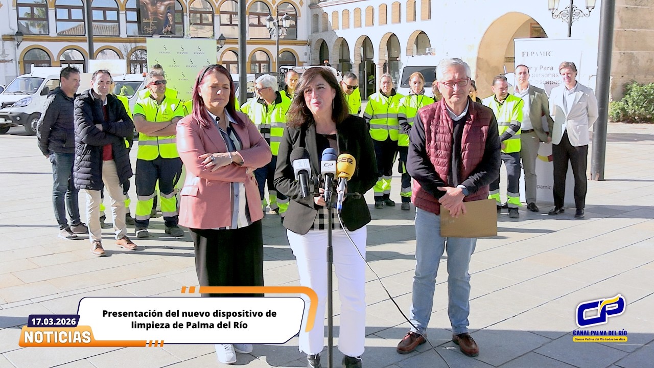 Nuevo dispositivo de limpieza de Palma del Río