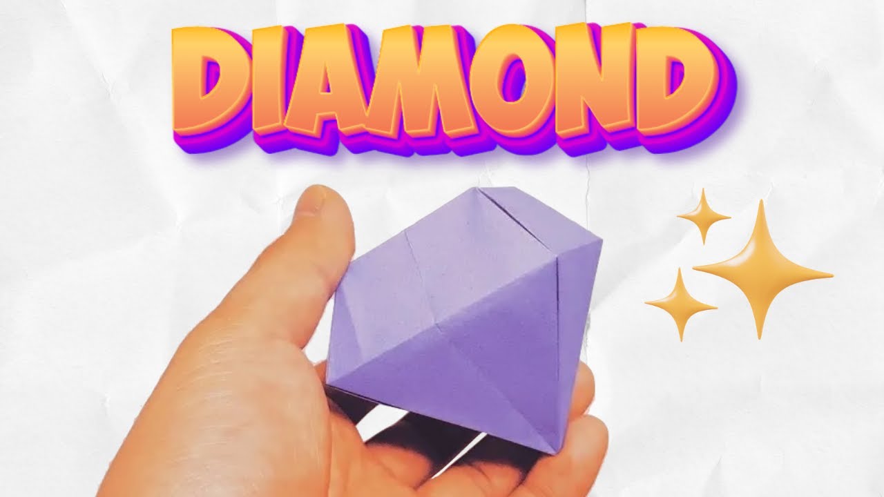 다이아몬드 종이접기 Easy Origami Diamond