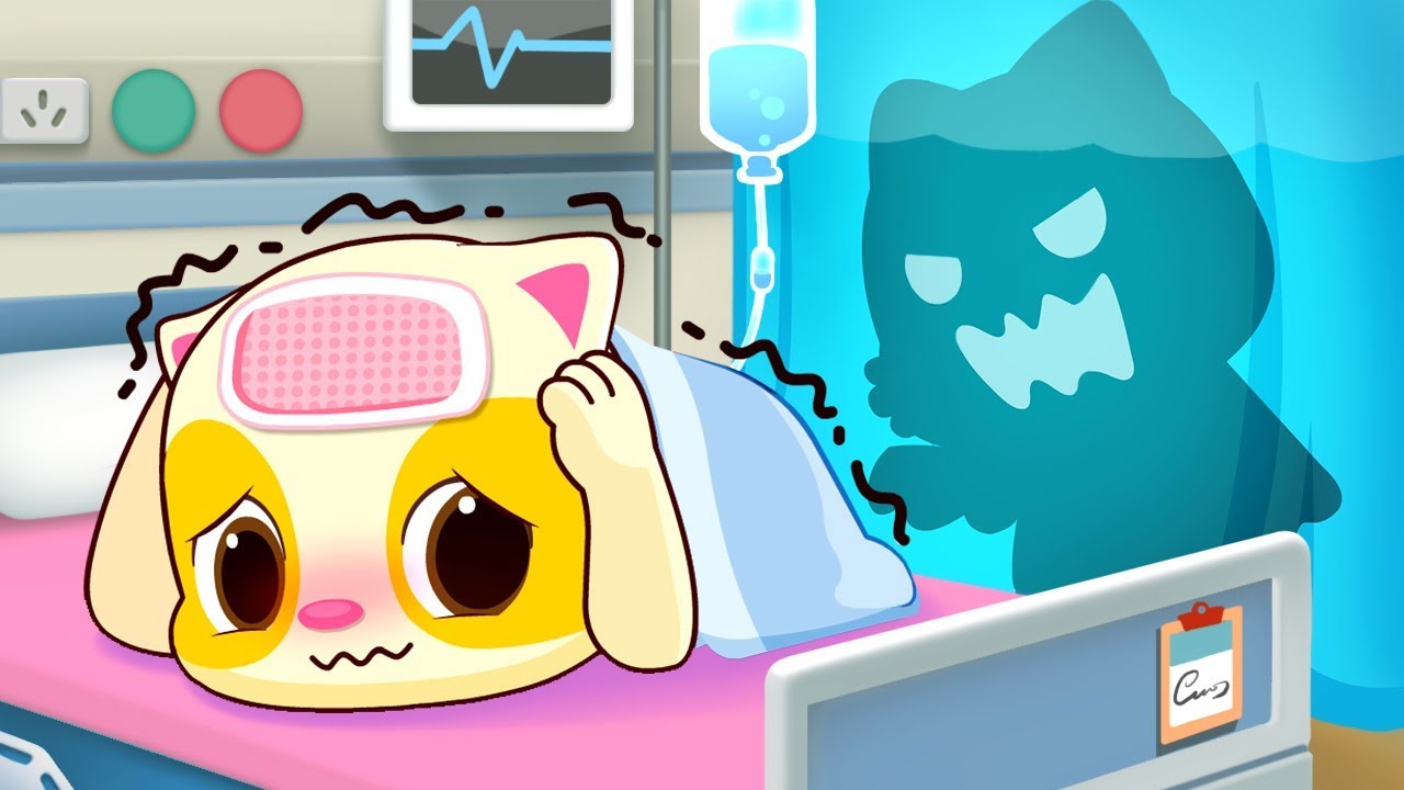 Baby Kitten Hates Hospitals | Sick Song | Doctor Cartoon | Kids Songs | Baby Cartoon | BabyBus