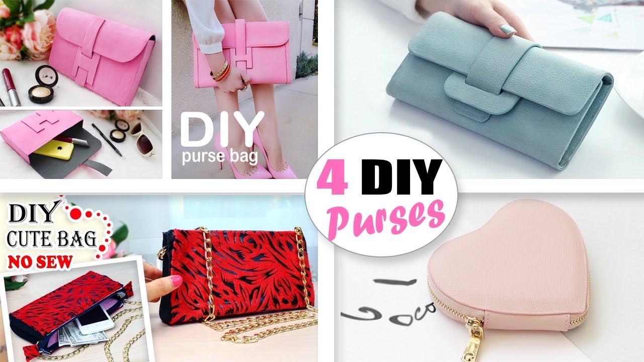 THE BEST DIY PURSE BAGS TUTORIALS YOU CAN MAKE EASY // Fantastic DIY Clutch Bag