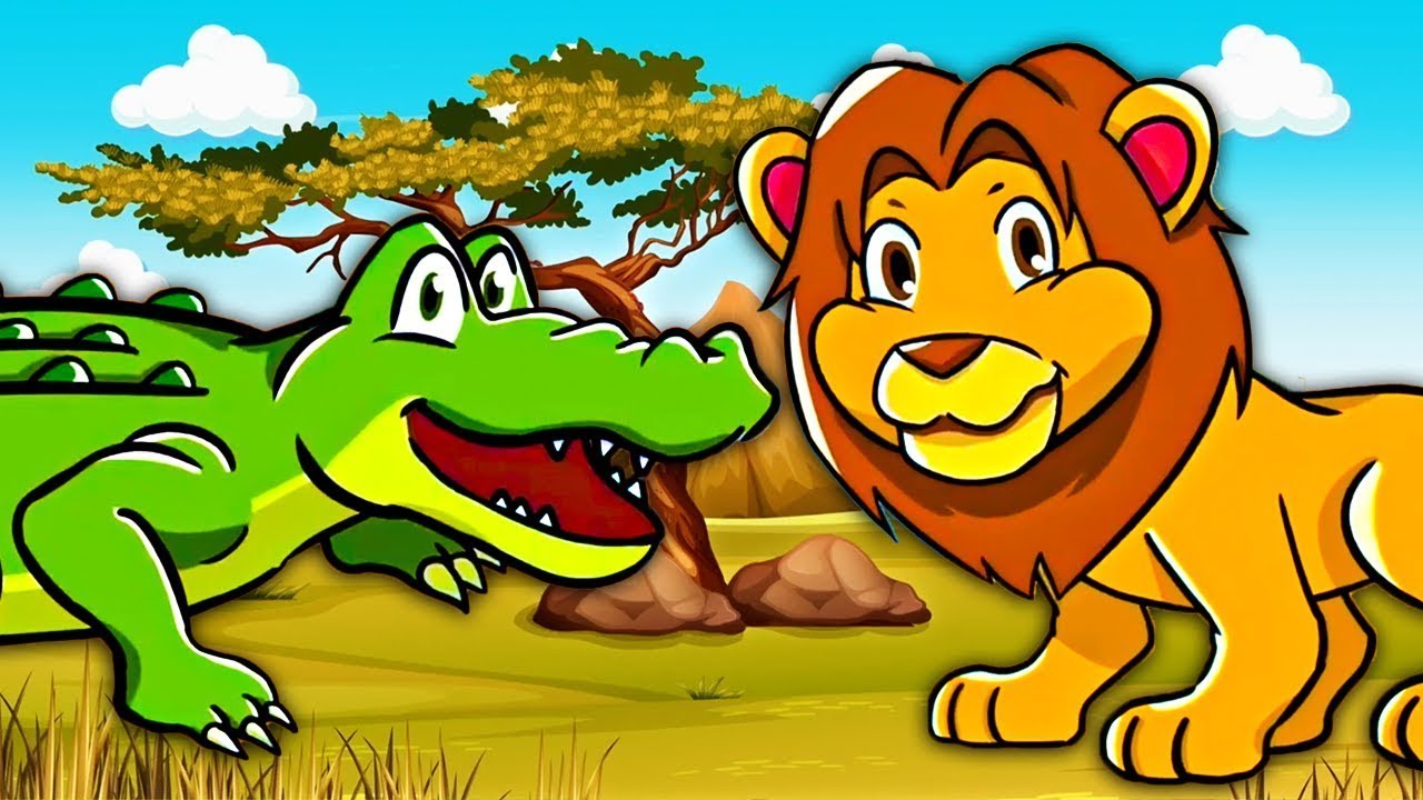 Safari Animal Songs! | Wild Animal Sound Songs for Kids | COMPILATION | Kids Learning Videos