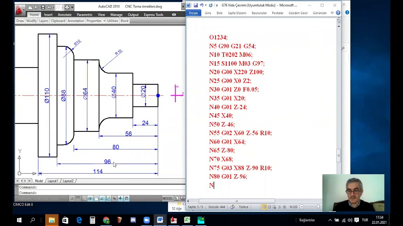 CNC Tornada Program Yapma 2