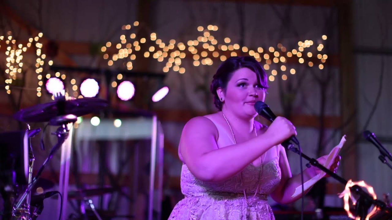 Chelsey's Epic Wedding Speech ever to Katie & Jeff  best