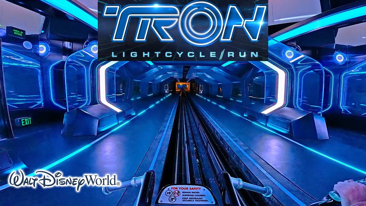 TRON Lightcycle Run Front Row 4K POV Insta360 ACE Pro 2 Walt Disney World 2026 03 28