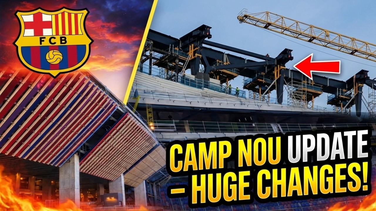 Camp Nou INSANE Progress Update: Compression Ring & Facade Progress REVEALED