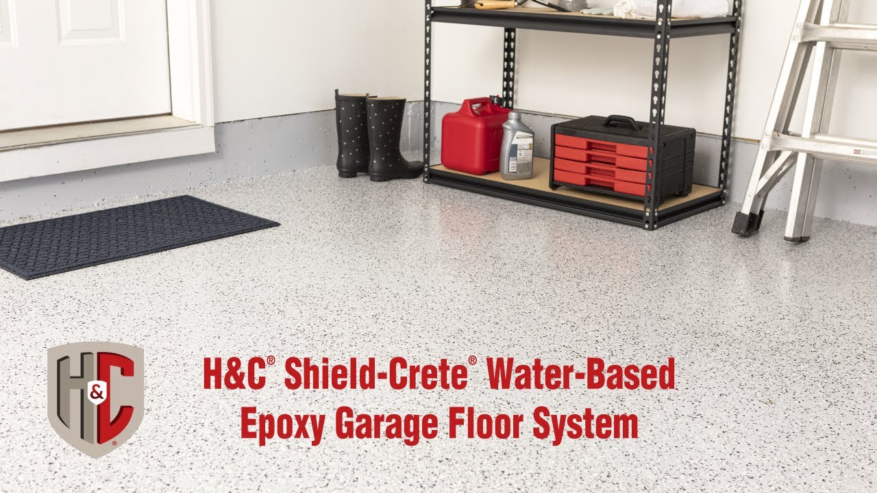 H&C&reg; Shield-Crete&reg; Water-Based Epoxy Garage Floor Coating System