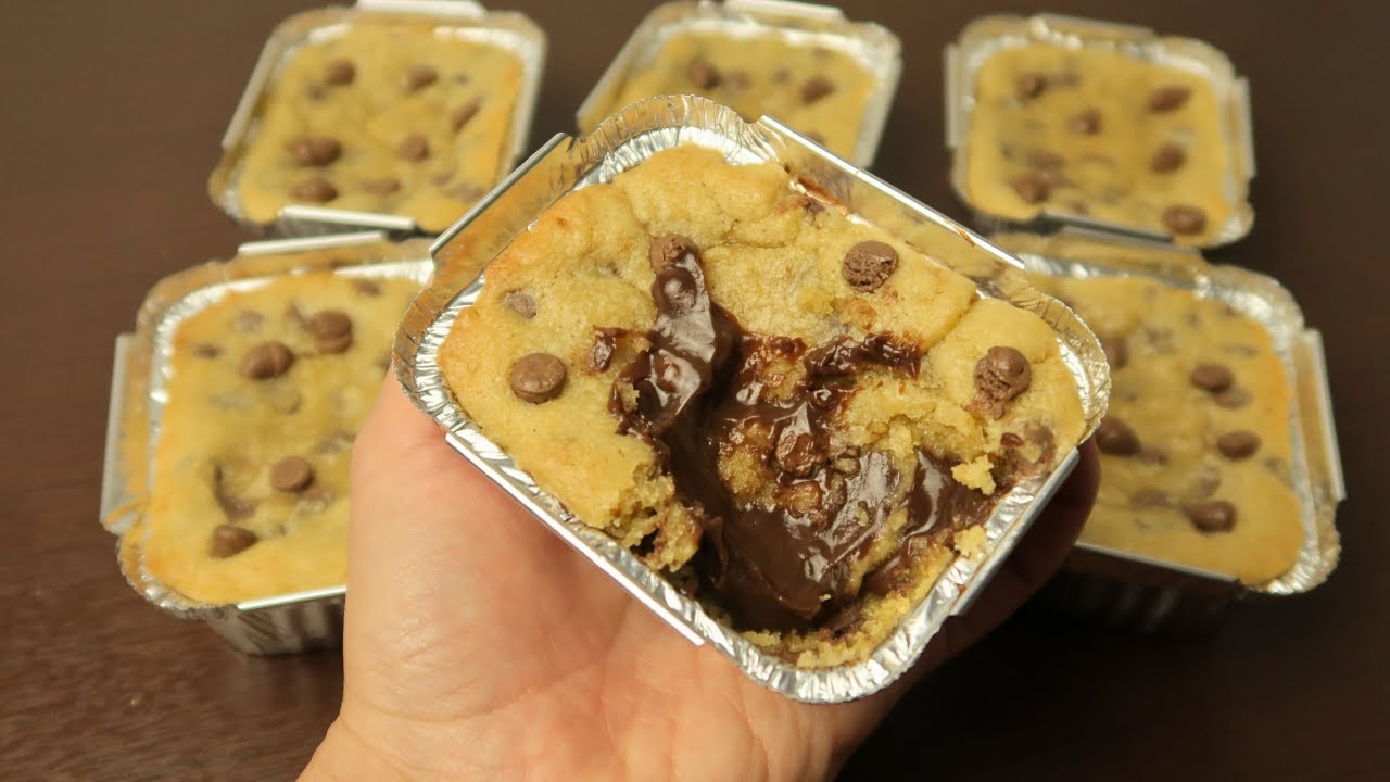 FAÇA E VENDA: TORTA COOKIE NA MARMITA RECHEADO COM BRIGADEIRO